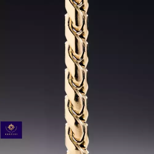 Cadena Espoga en Oro laminado 18k