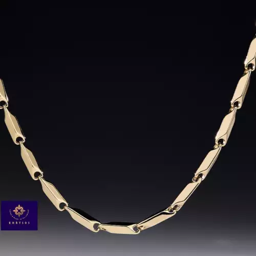 Cadena Hélice en Oro Laminado 18K