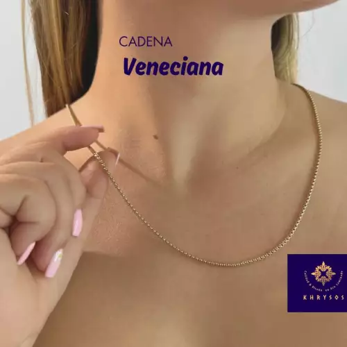 Cadena veneciana Mujer 1mm
