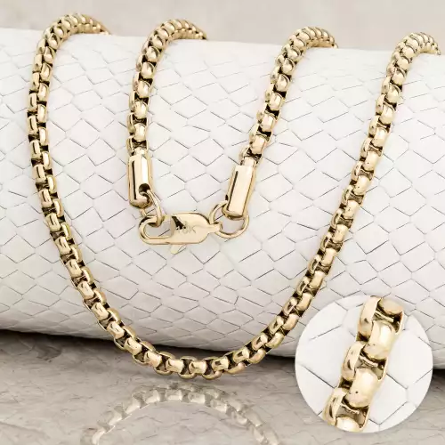 Cadena veneciana mujer oro laminado 18K 45cm