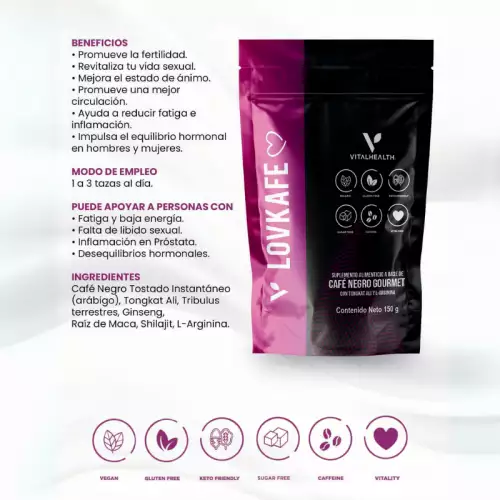 Café V-Lovkafe 150 gr energía y circulación