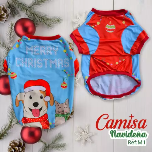 Camisa navideña Mangas