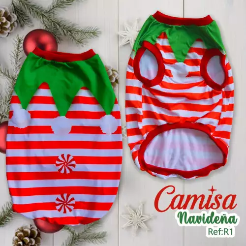 Camisa navideña sencilla
