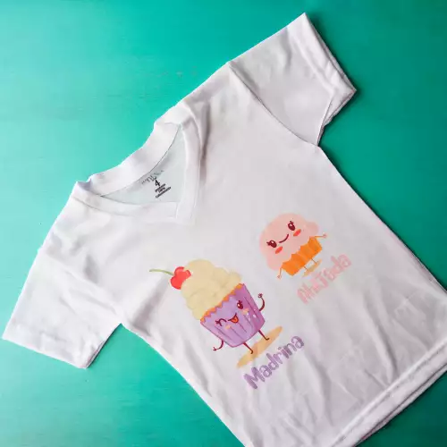Camiseta Blanca Bebé Personalizada
