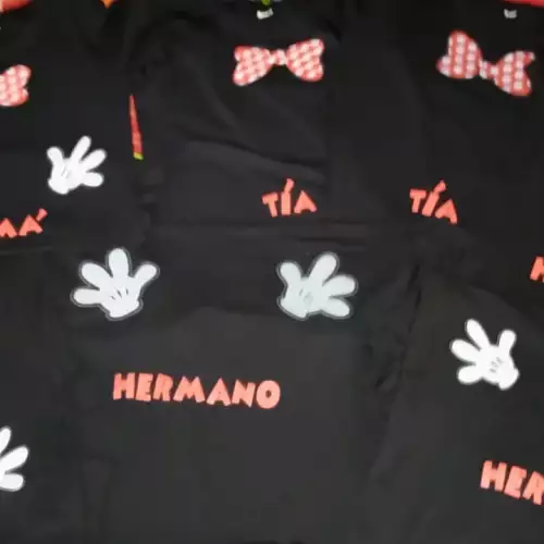 camisetas estampadas o bordadas o sublimadas