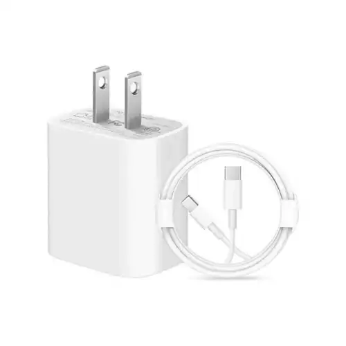 Cargador iPhone 25w carga rápida con cable USB-C