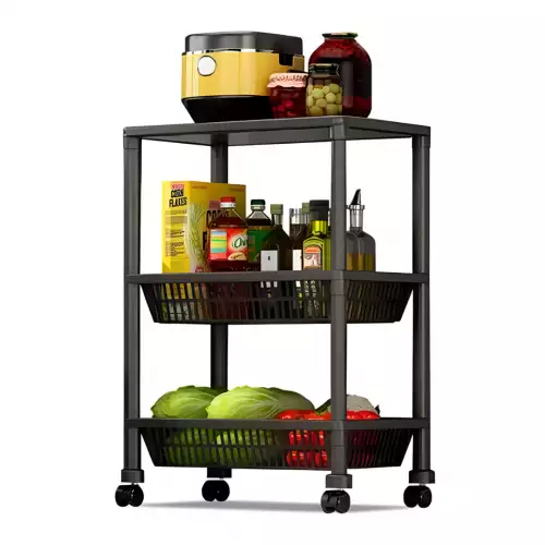 Carrito Organizador 3 Niveles Con Ruedas Multiusos YH6710-3A