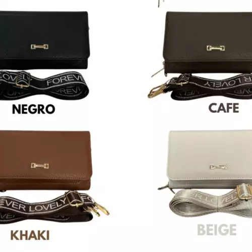 Cartera pequeña con tirantes varios colores