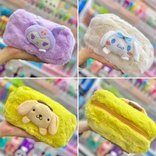 Cartuchera peluche Sanrio suave y multiuso
