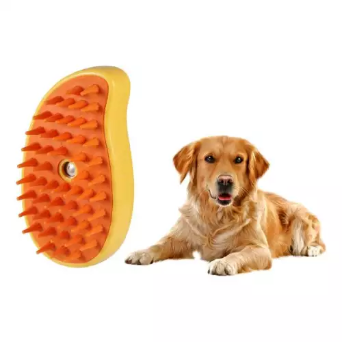 Cepillo a Vapor 3 en 1 para Mascotas – Gatos y Perros