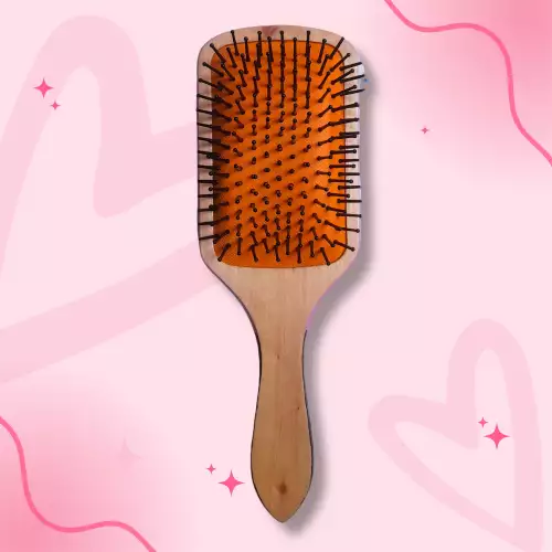 CEPILLO DE MADERA PERSONALIZADO - RAPUNZEL