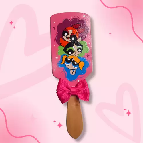 CEPILLO DE MADERA PERSONALIZADO - SUPERPODEROSAS