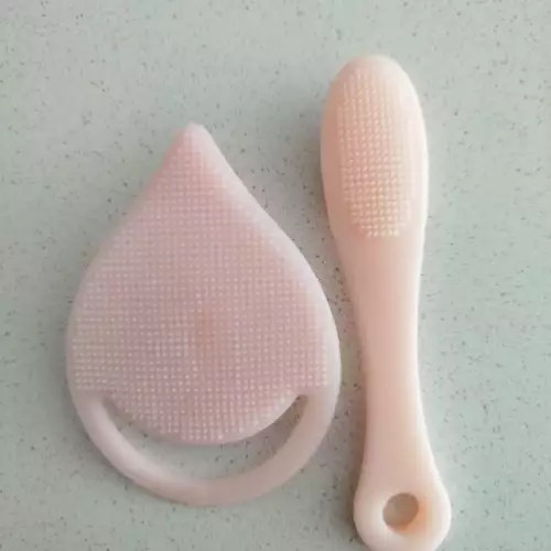 Cepillo Facial En Silicona Exfoliacion 2 Piezas Facial