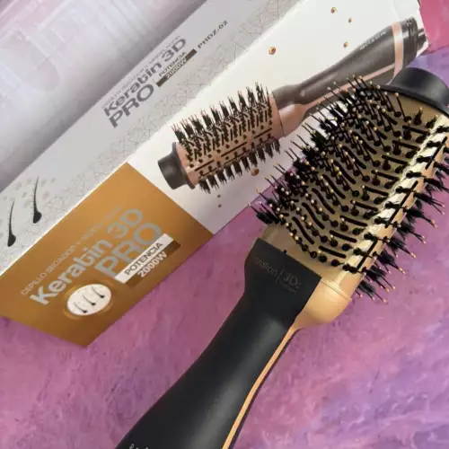 Cepillo Secador Keratina 3D PRO