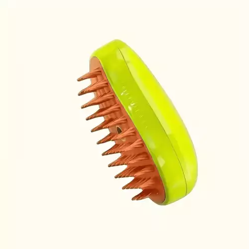 Cepillo Vaporizador Para Perros Y Gatos 3 En 1 Con Pulverizador De Agua Y Vapor