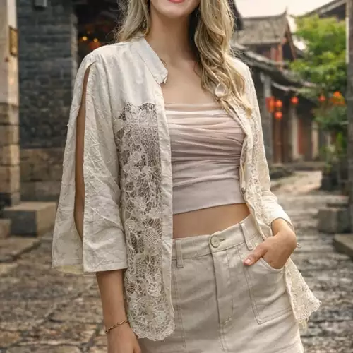 Chaleco kimono mujer