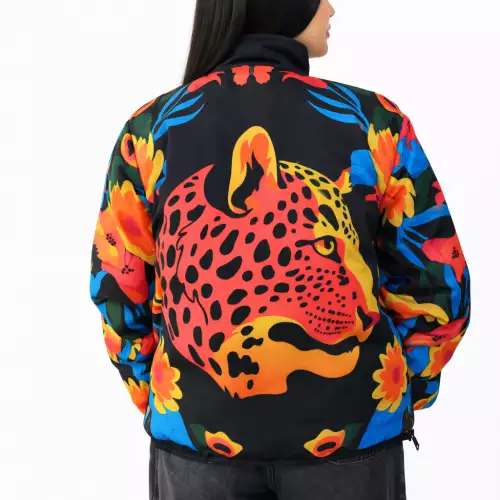 Chaqueta Davsan para mujer con estampado Jaguar Oversize