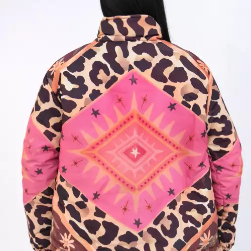 Chaqueta para mujer pink con rombo diseño exclusivo