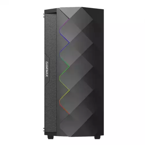 Chasis gaming Gamemax Black Diamond mid-tower con LED ARGB
