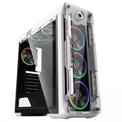 Chasis gaming Gamemax Optical White con 4 ventiladores ARGB