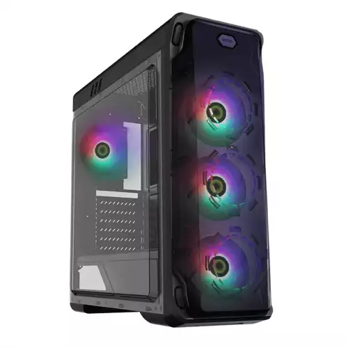 Chasis gaming Gamemax Starlight Black con 4 ventiladores RGB