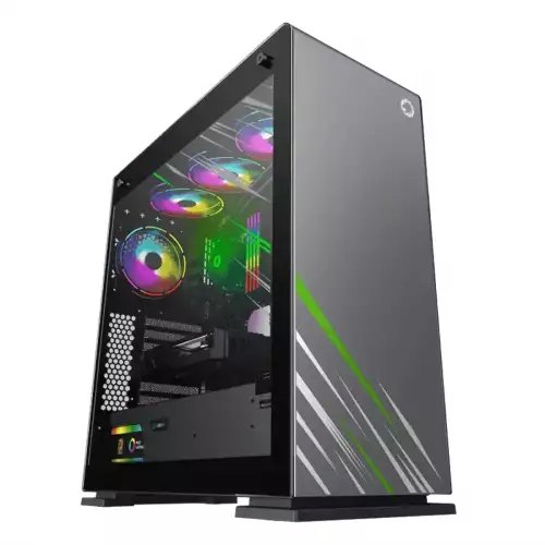 Chasis gaming Vega Pro Grey vidrio templado