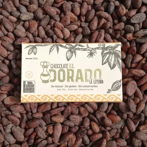 Chocolate de mesa 100 % contenido de cacao, 32 porciones 280 gr