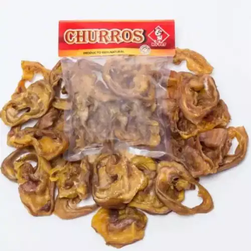 Churro cartílago natural para perro limpieza dental