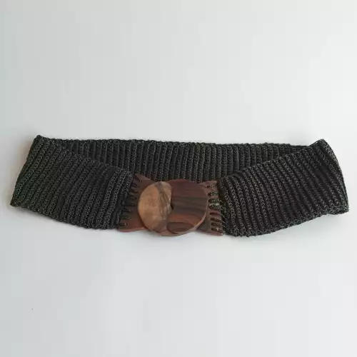 Cinturón tejido a crochet