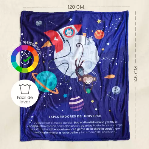 Cobija Exploradores del Universo
