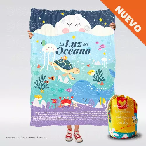 Cobija infantil térmica diseño marino talla M 120x145cm