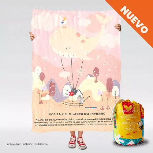 Cobija infantil térmica Rosita invierno talla M 120x145cm