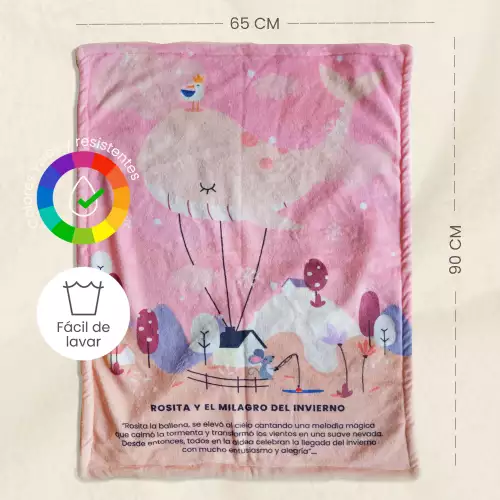 Cobija Rosita y el Milagro del Invierno - Talla S