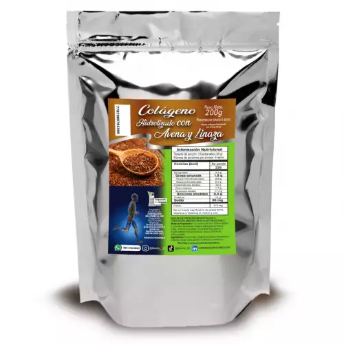 Colágeno con avena molida y linaza 200g omega-3