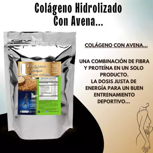 Colágeno Hidrolizado con Avena Molida 200g