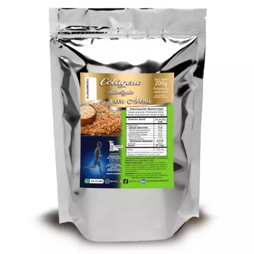 Colágeno hidrolizado con avena molida 200g proteína