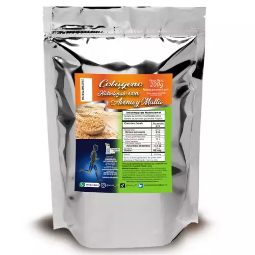 Colágeno hidrolizado con avena y malta 200 g