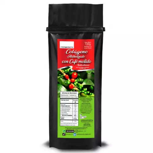 Colágeno hidrolizado con café instantáneo 120 g