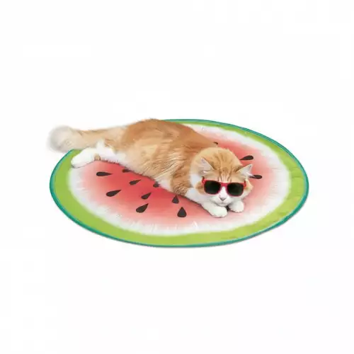 Colchoneta refrescante gel para mascotas diseño sandía 60cm
