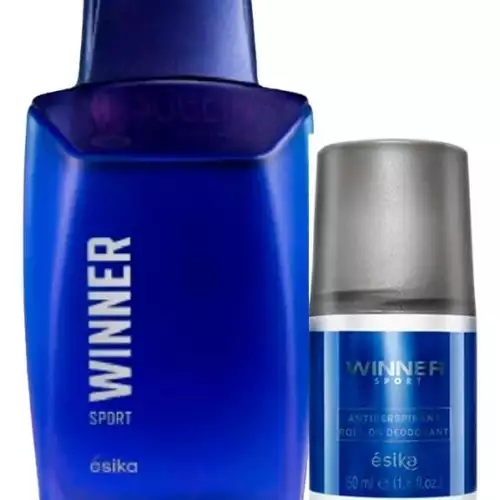 Colonia y desodorante Winner Sport Ésika hombre
