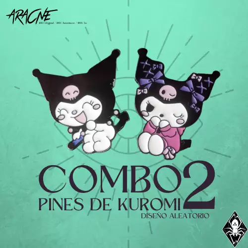 COMBO 2 PINES DE KUROMI