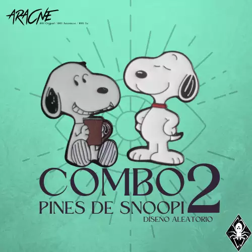 COMBO 2 PINES DE SNOOPI