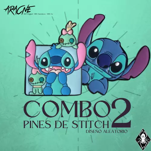 COMBO 2 PINES DE STITCH