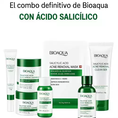 Combo Bioaqua Ácido Salicílico – Tratamiento Antiacné