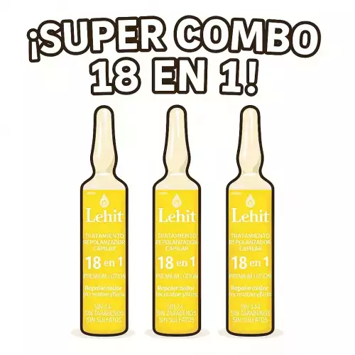 Combo de Ampollas Lehit 18 en 1 X3 Unidades