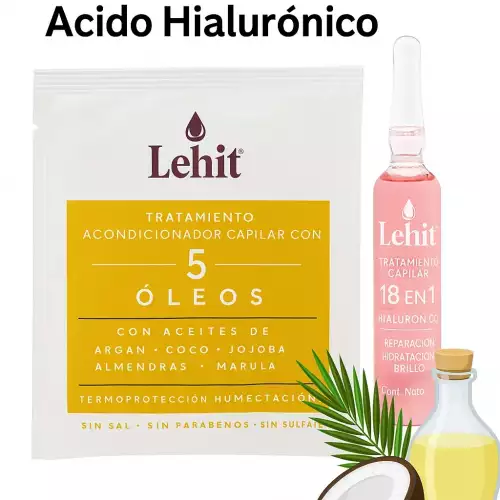 Combo Lehit 5 Óleos + Ácido Hialurónico