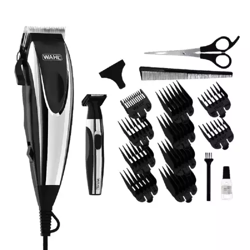 Combo Maquina y Patillera Wahl Para Corte de Cabello M1