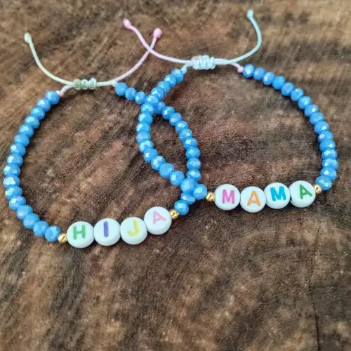 Combo pulseras en murano madre e hija