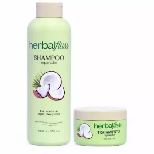 Combo Shampoo y Tratamiento HERBAL FLUSS