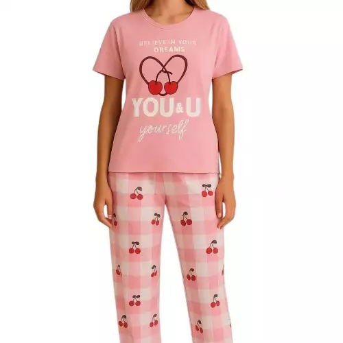 Conjunto De Pijama De Dos Piezas Talla Unica